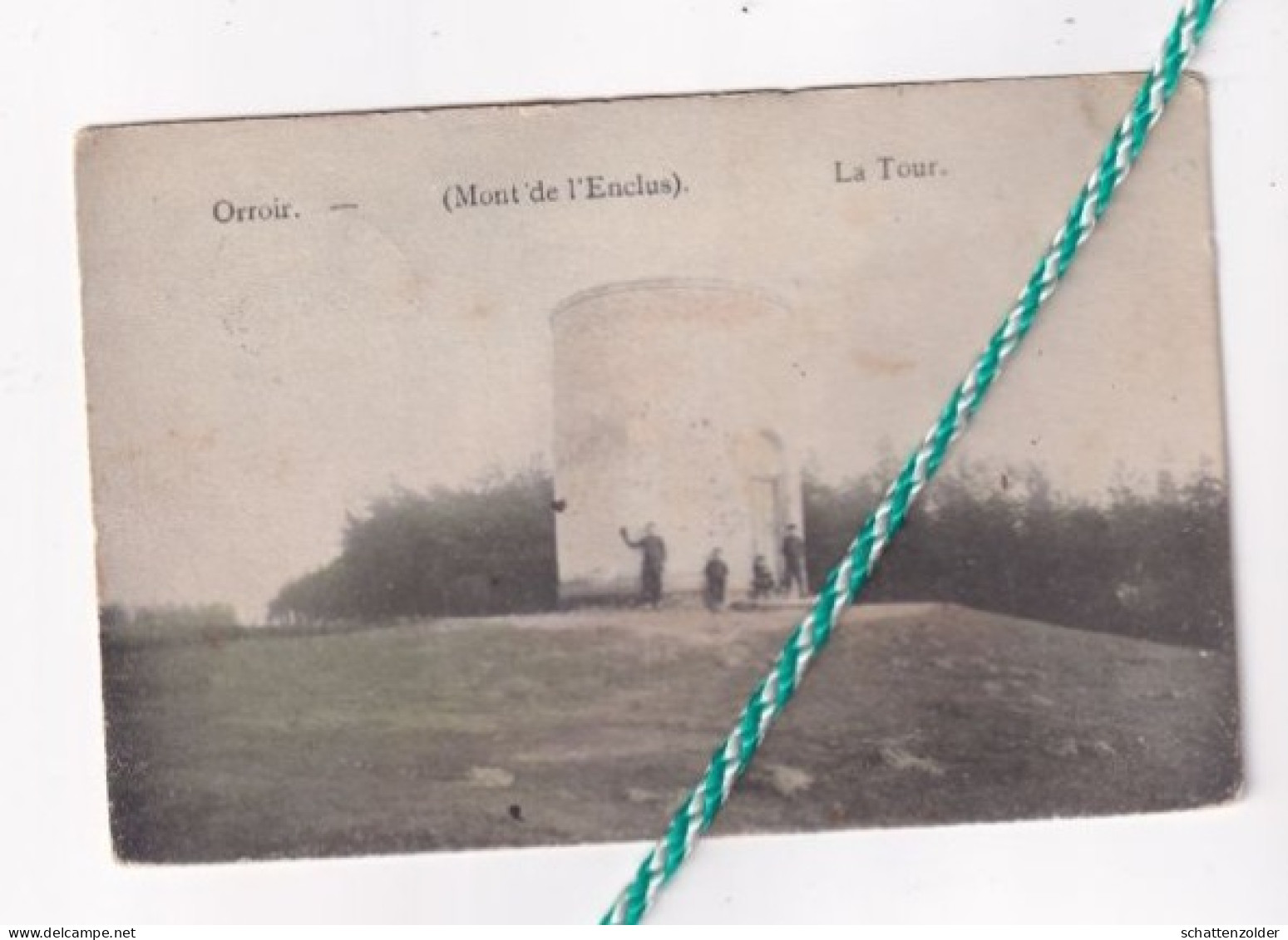 Orroir, Mont-de-l'Enclus, Kluisbergen, La Tour, De Toren, Animée, Geanimeerd. Circulée 1913 Verzonden - Kluisbergen