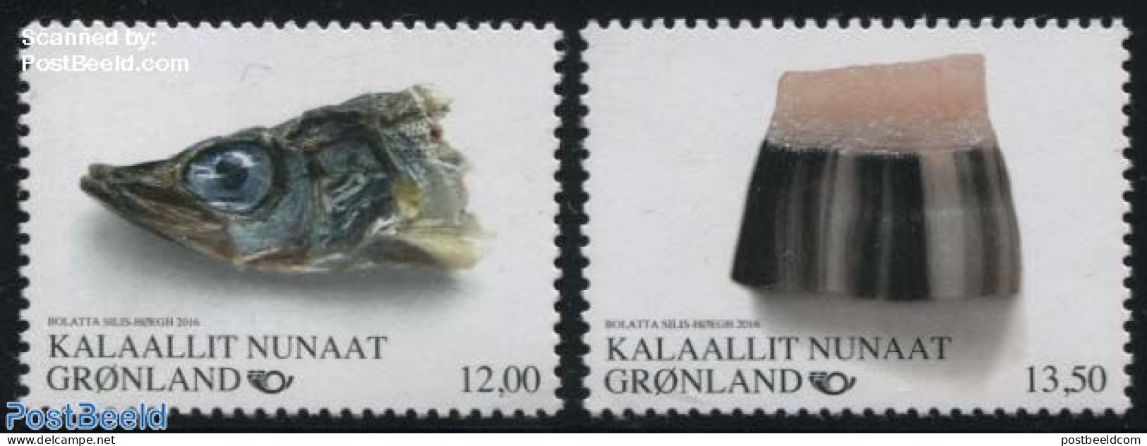 Greenland 2016 Norden, Food Culture 2v, Mint NH, Health - History - Nature - Food & Drink - Europa Hang-on Issues - Fish - Unused Stamps
