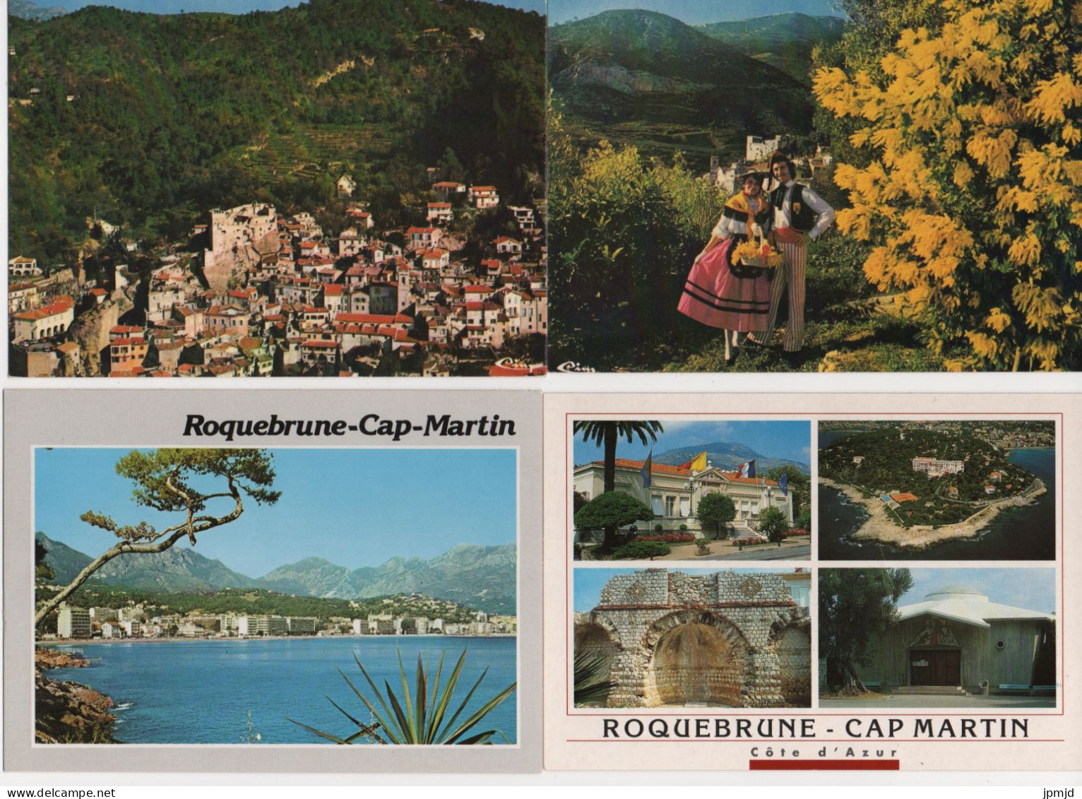 06 - ROQUEBRUNE CAP MARTIN - Lot De 20 Cartes Postales Format 10.5 X 15 Cm En Tbe - (R011) - Roquebrune-Cap-Martin