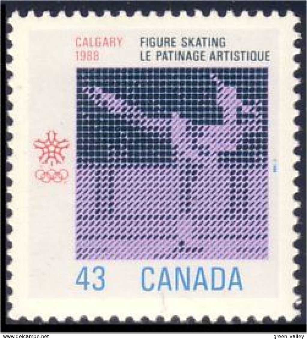 Canada Patinage Skating Calgary 88 MNH ** Neuf SC (C11-97c) - Invierno 1988: Calgary