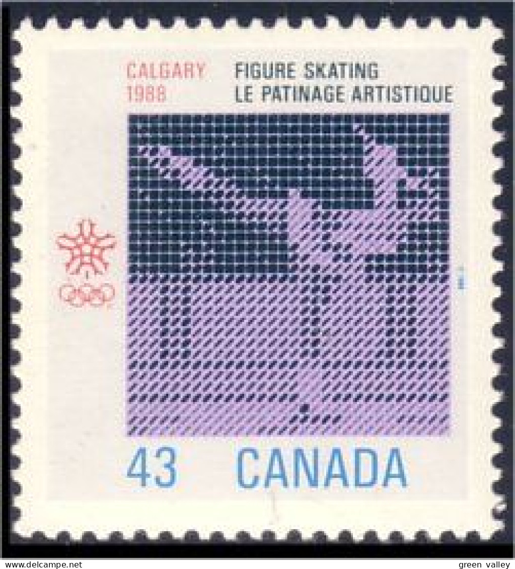 Canada Patinage Skating Calgary 88 MNH ** Neuf SC (C11-97b) - Patinaje Artístico