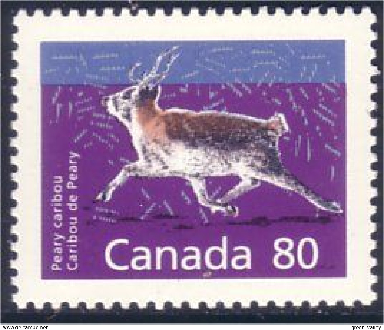 Canada Caribou Peary Perf 13.1 MNH ** Neuf SC (C11-80a) - Ungebraucht