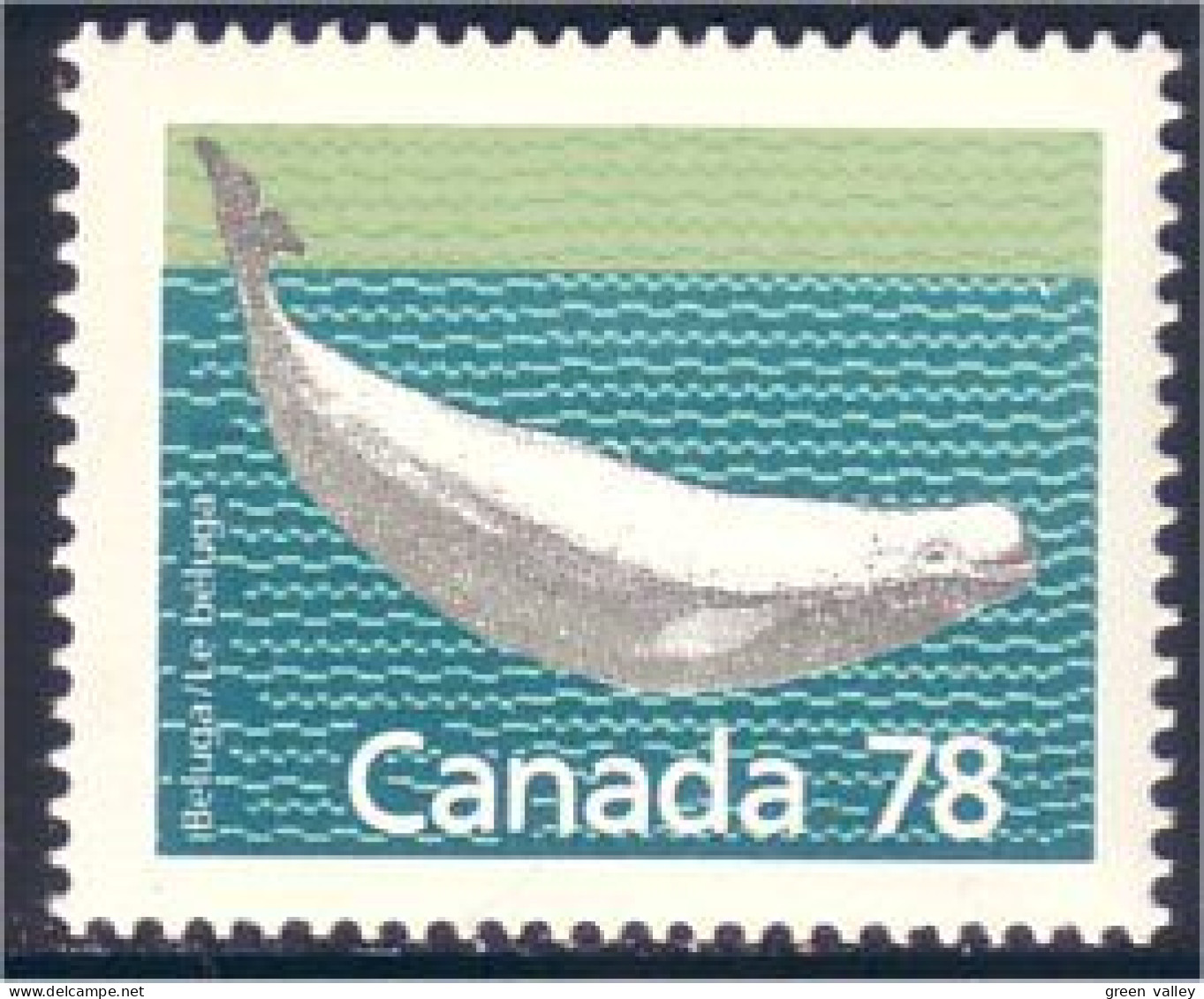 Canada Beluga Baleine Whale MNH ** Neuf SC (C11-79c) - Sonstige & Ohne Zuordnung