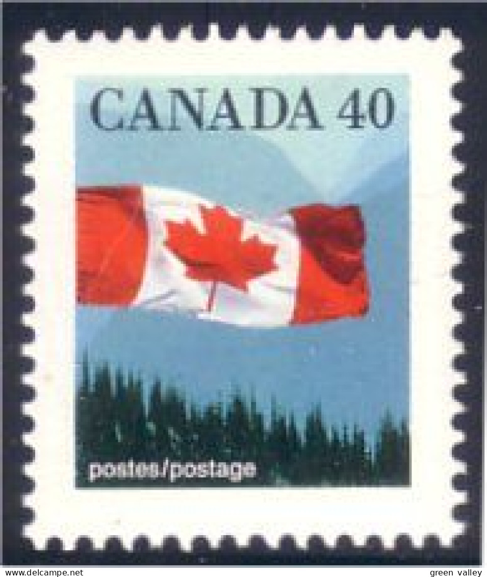 Canada Drapeau Flag 40c MNH ** Neuf SC (C11-69a) - Unused Stamps