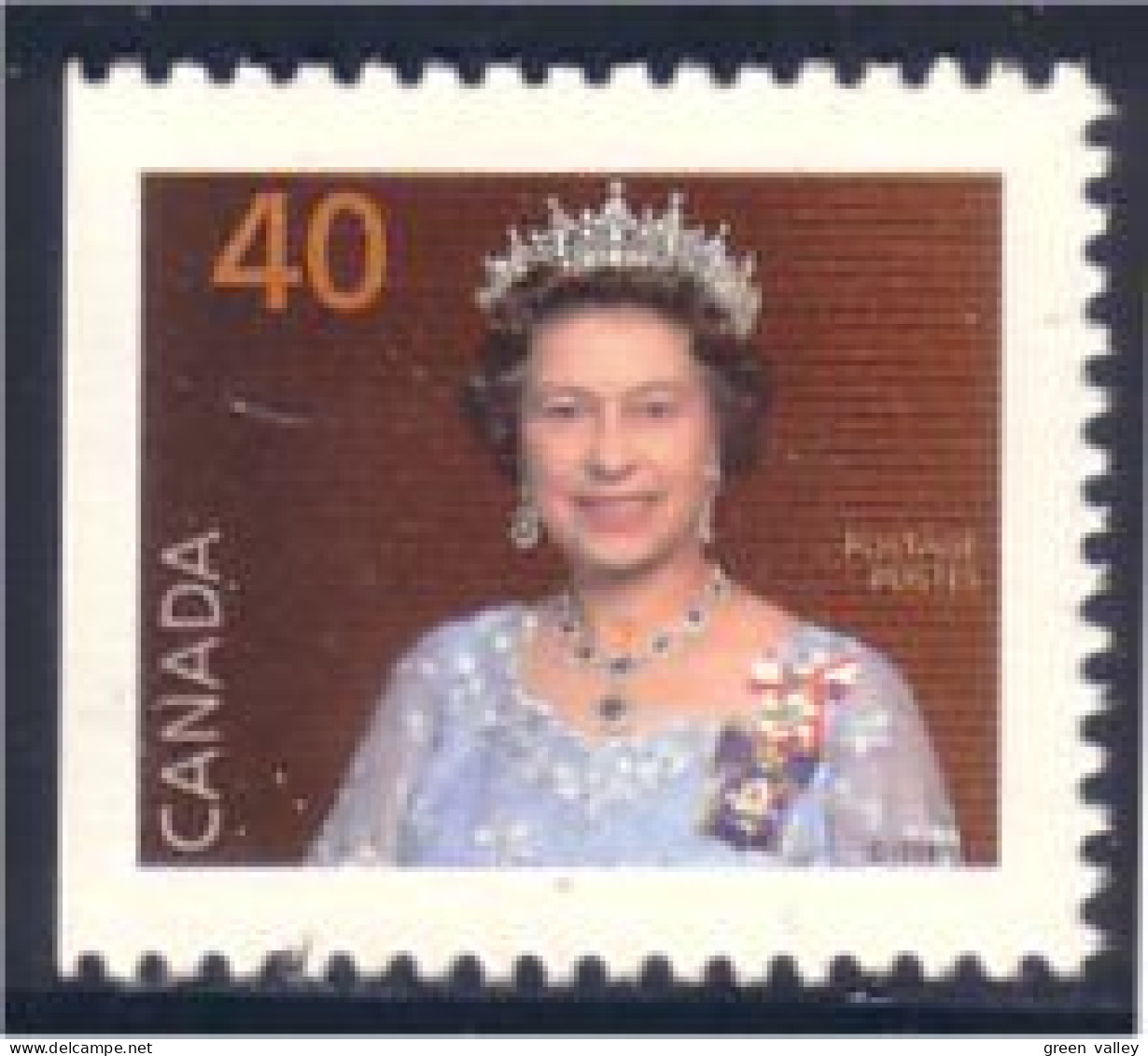 Canada QE II 40c MNH ** Neuf SC (C11-68asigb) - Königshäuser, Adel