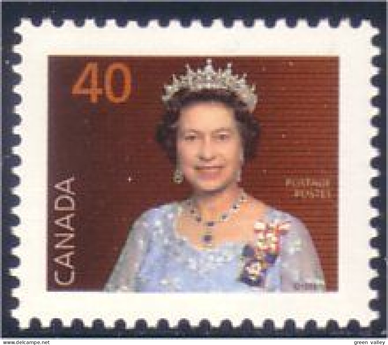 Canada QE II 40c MNH ** Neuf SC (C11-68asb) - Royalties, Royals