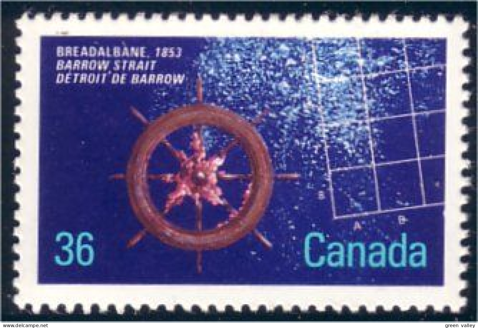 Canada Naufrage Breadalbane 1853 Shipwreck MNH ** Neuf SC (C11-43a) - Ongebruikt