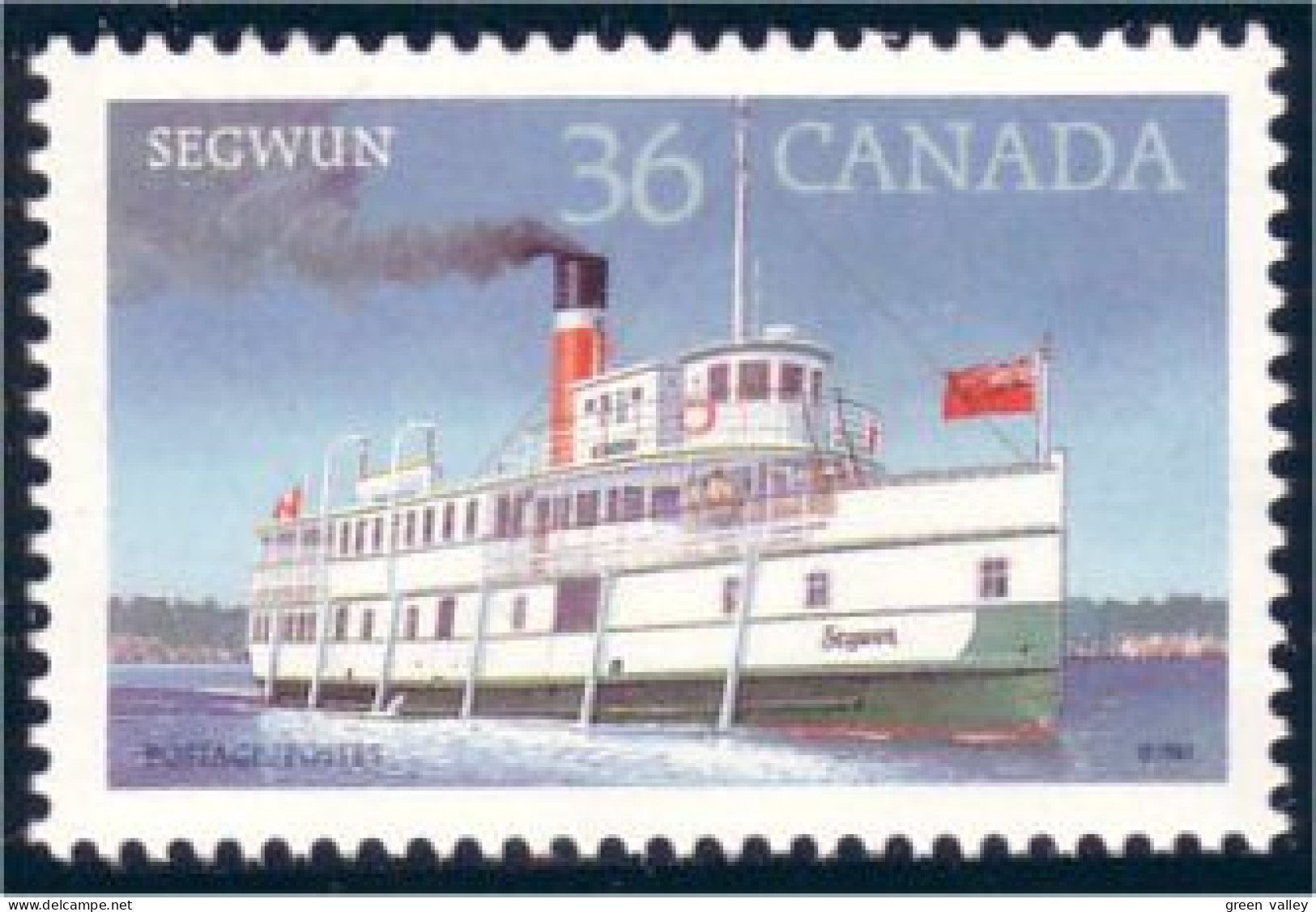 Canada Bateau Segwun 1887 Ship MNH ** Neuf SC (C11-39a) - Neufs