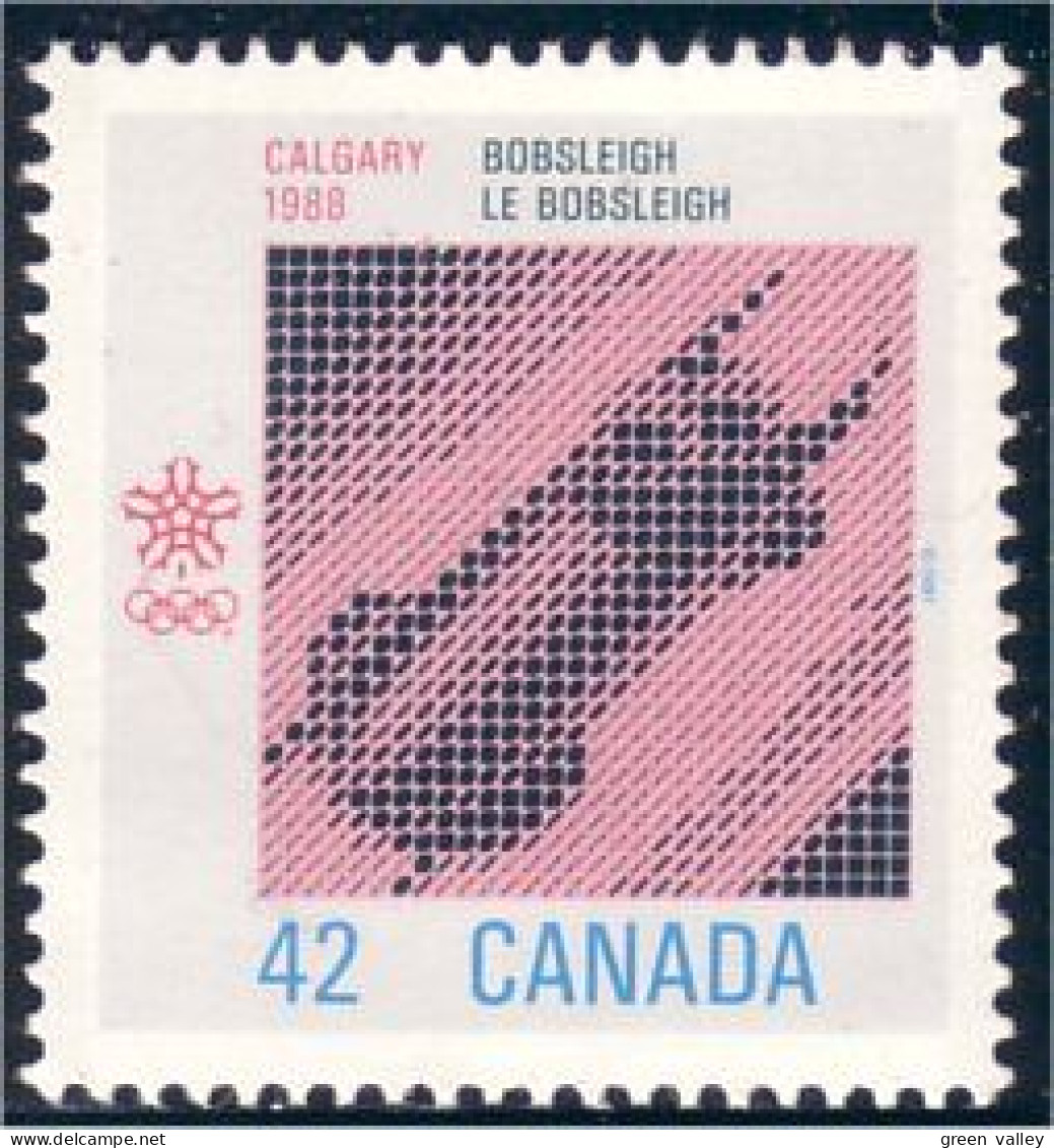 Canada Bobsleigh Calgary 88 MNH ** Neuf SC (C11-31b) - Inverno