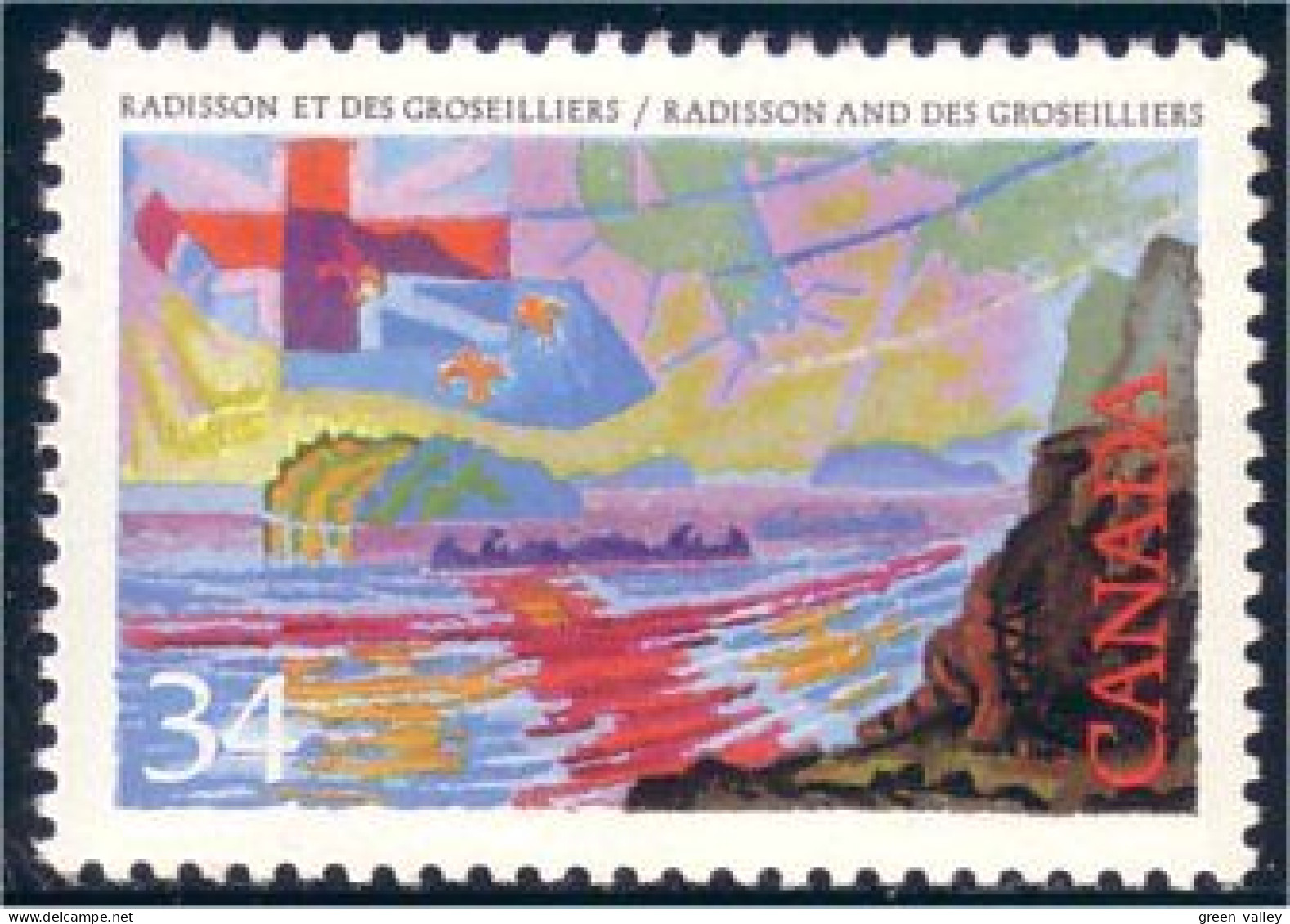 Canada Radisson Des Groseillers Explorer MNH ** Neuf SC (C11-27c) - Indianen