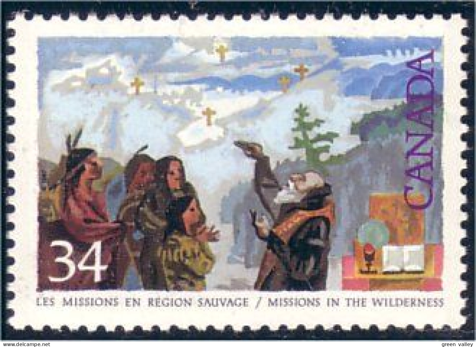 Canada Missions Explorer MNH ** Neuf SC (C11-29c) - American Indians