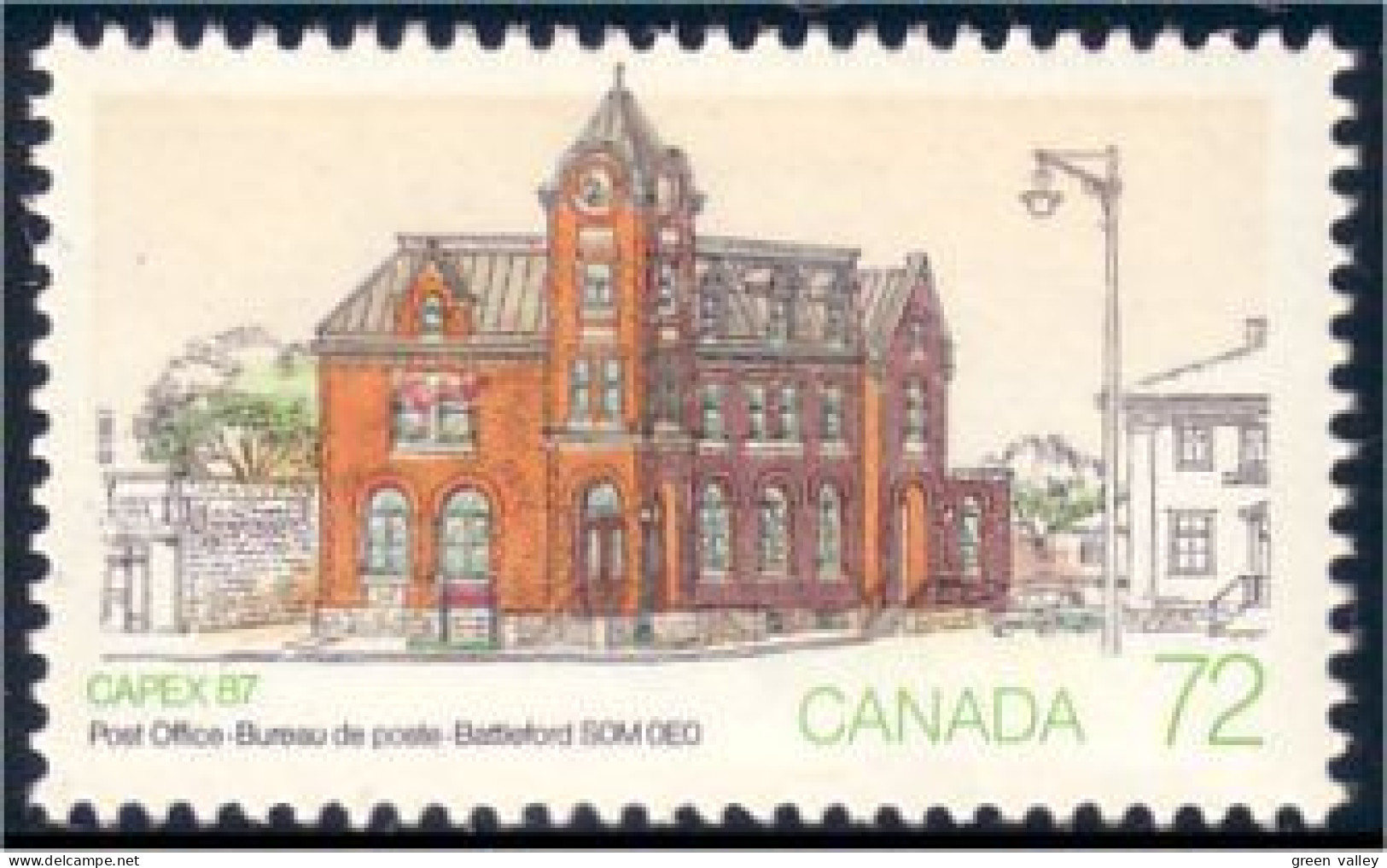 Canada Battleford Post Office Capex 87 MNH ** Neuf SC (C11-25Aeb) - Expositions Philatéliques