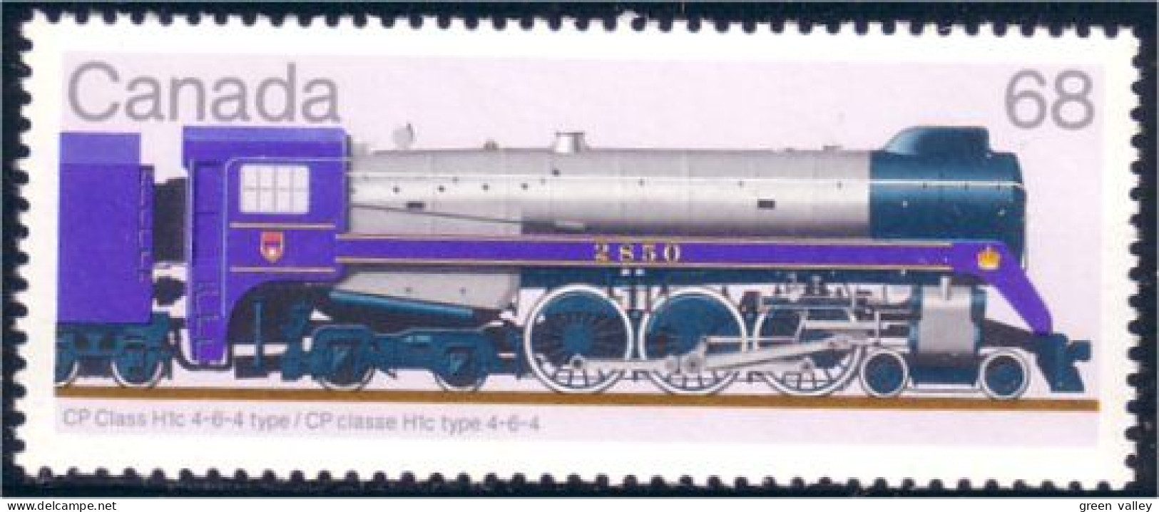 Canada Locomotive Train Railway Zug CP Class H1c MNH ** Neuf SC (C11-21b) - Treinen