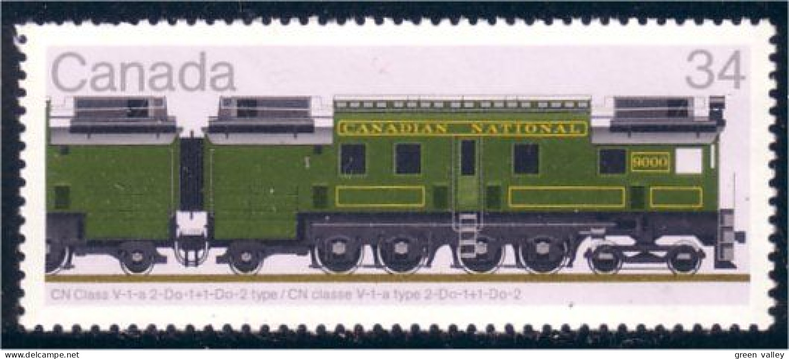 Canada Locomotive Train Railway Zug CN Class V-1-a MNH ** Neuf SC (C11-18b) - Treinen