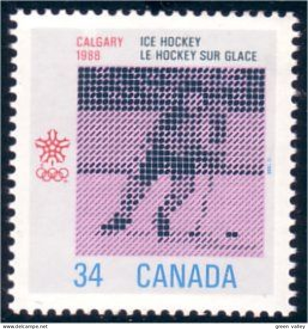 Canada Hockey Calgary 88 MNH ** Neuf SC (C11-11d) - Invierno 1988: Calgary