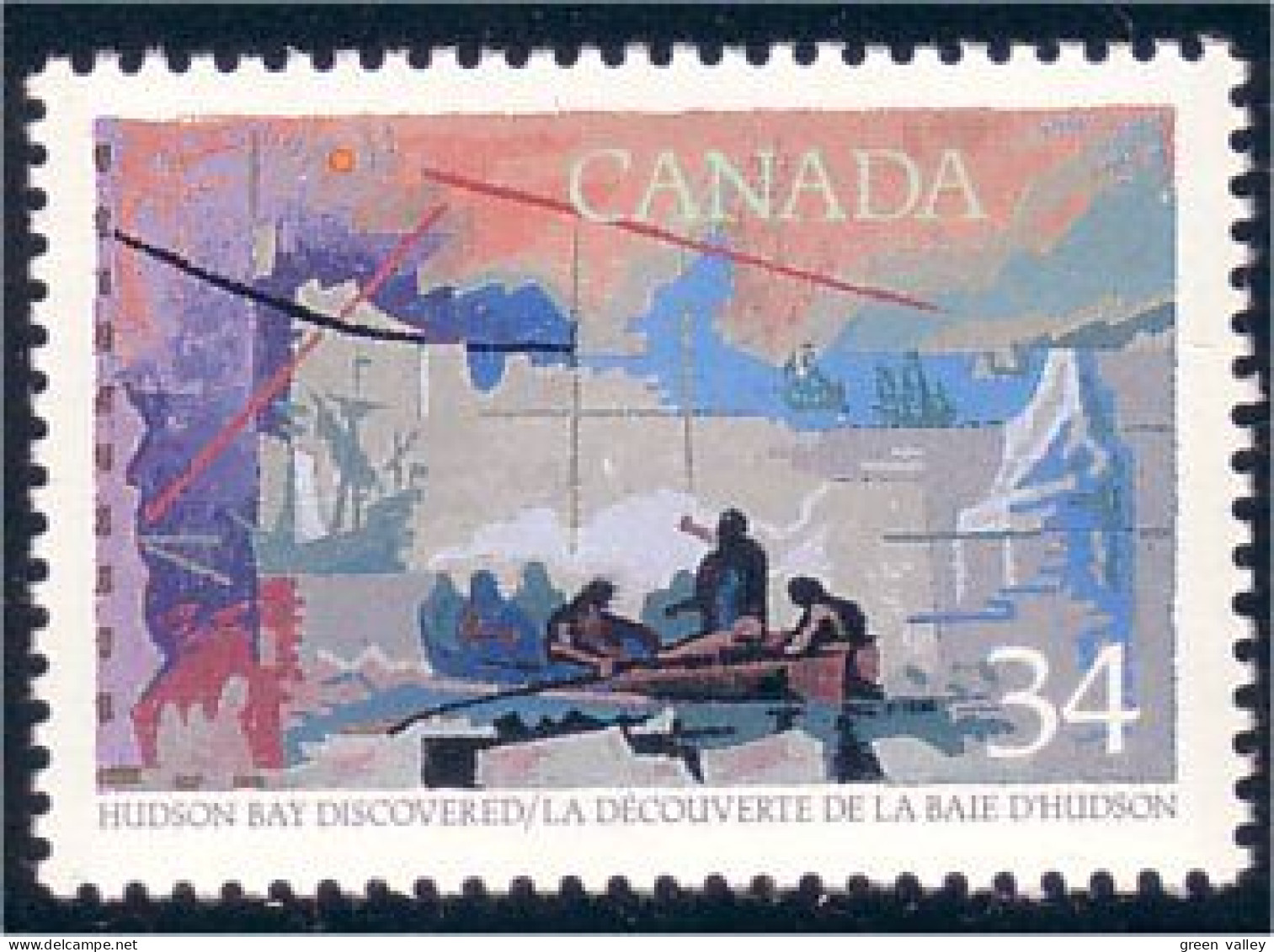 Canada Henry Hudson Explorer MNH ** Neuf SC (C11-07a) - Ongebruikt