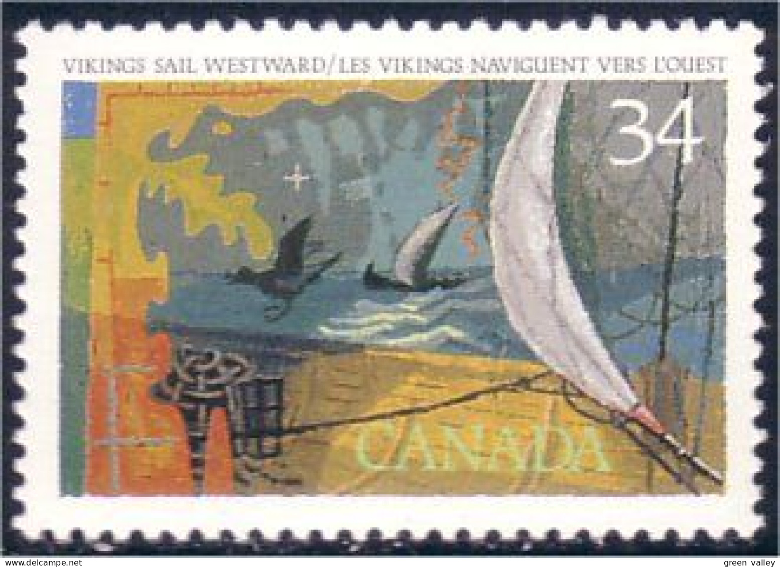 Canada Vikings MNH ** Neuf SC (C11-05a) - Unused Stamps