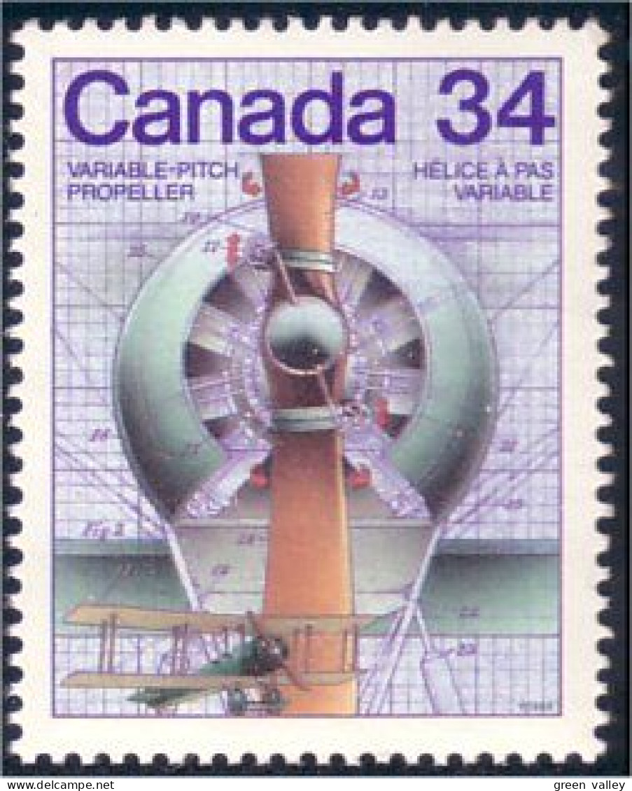 Canada Helice Pas Variable Pitch Propeller MNH ** Neuf SC (C11-02b) - Andere & Zonder Classificatie