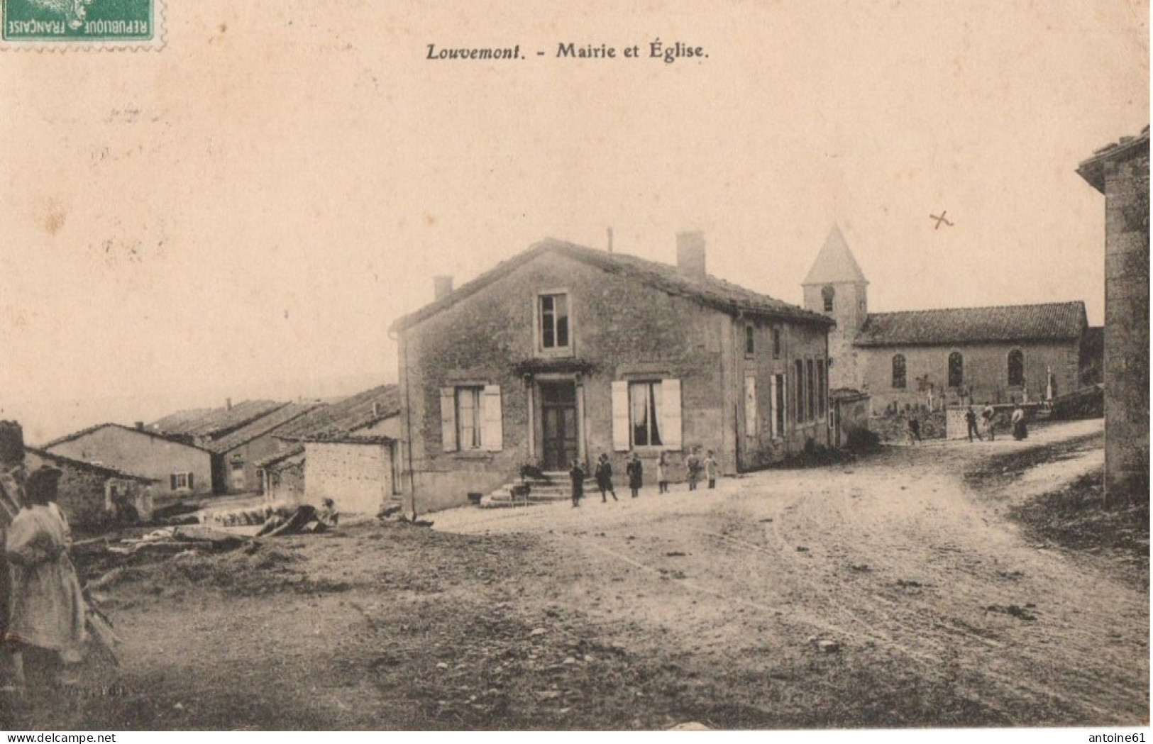 LOUVEMONT - Mairie Et Eglise - Other & Unclassified