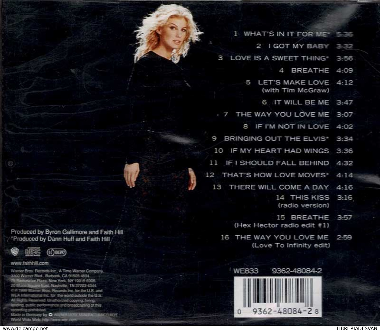 Faith Hill - Breathe. CD - Country En Folk