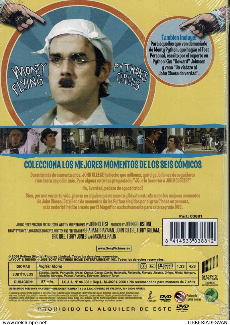 Monty Python's Flying Circus. Lo Mejor De John Cleese. DVD - Sonstige & Ohne Zuordnung