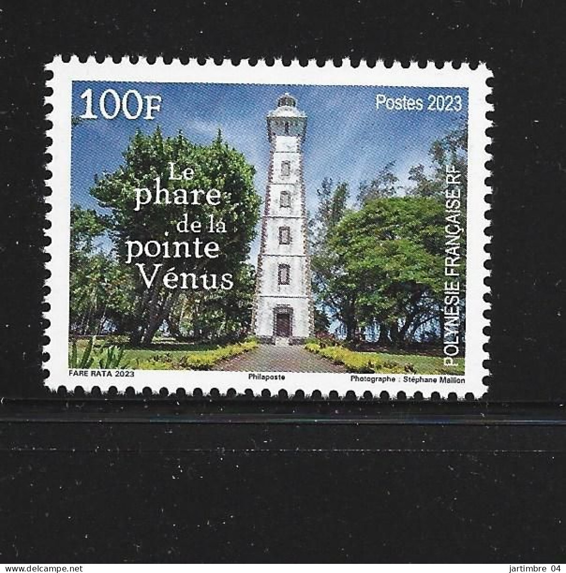 2023 POLYNESIE FRANCAISE ** Phare De La Pointe Vénus - Unused Stamps