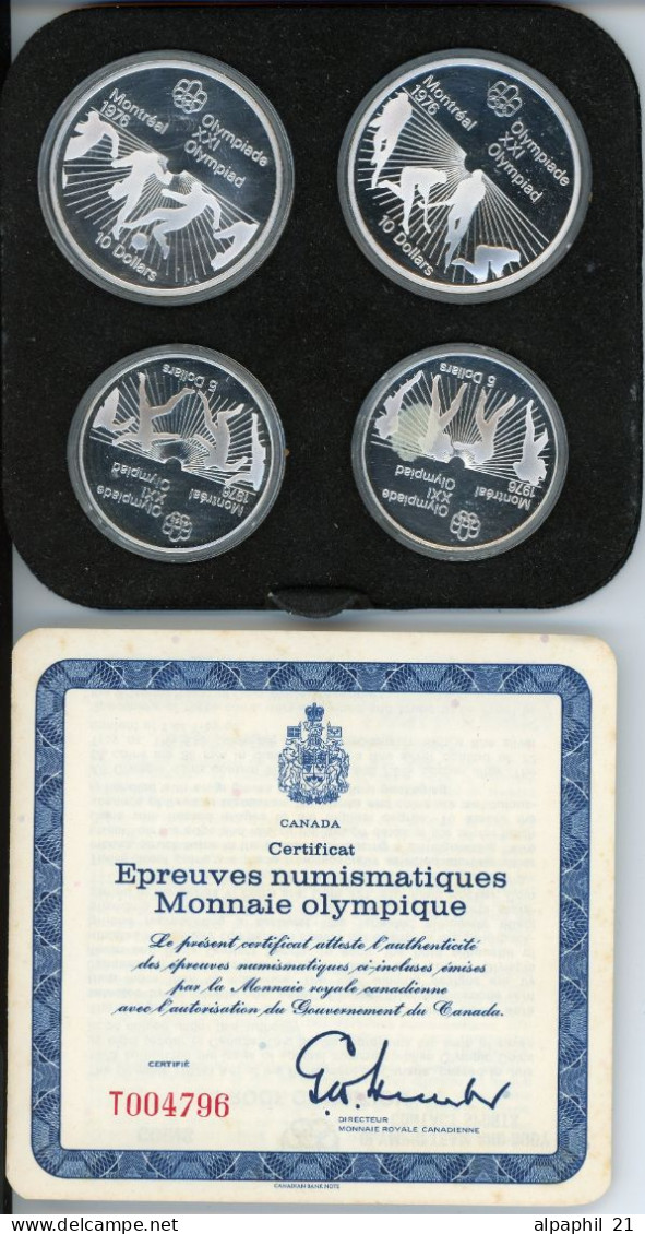 1976 Canadian Montreal Olympic Silver Coin Set - Series VI - 4.32 Troy Oz Silver - Canada