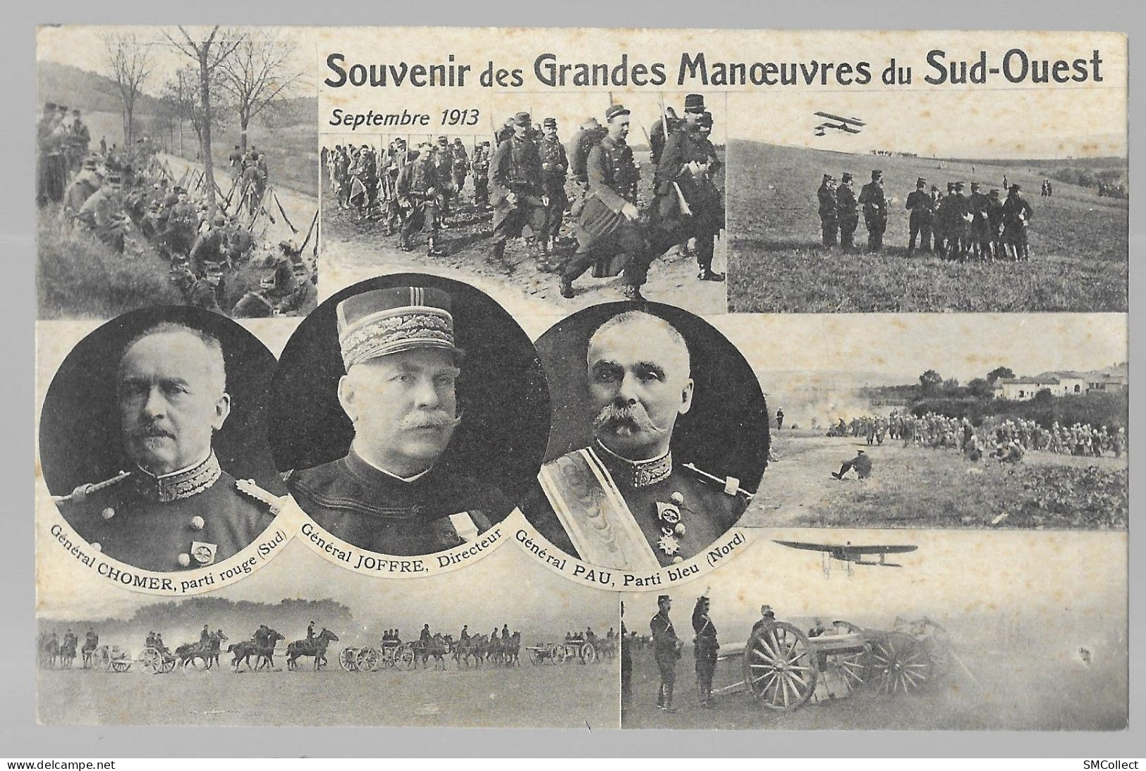 Souvenir Des Grandes Manoeuvres Du Sud Ouest, Septembre 1913 (A18p65) - Manöver