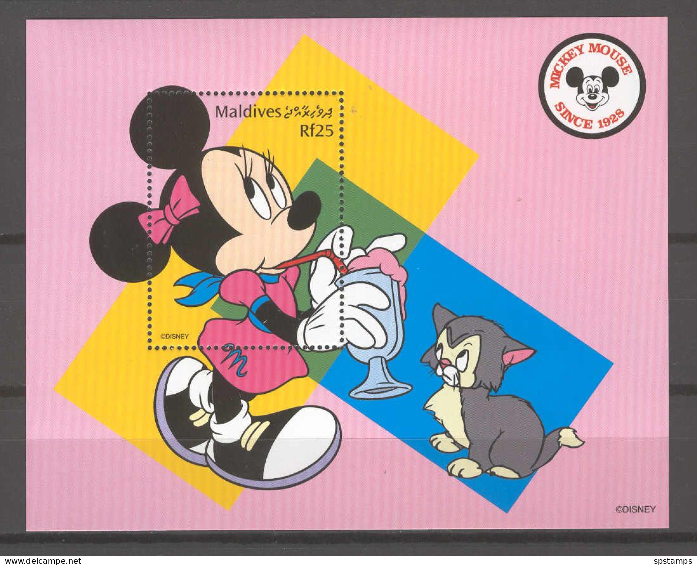 Disney Maldives 1999 Minnie MS MNH - Disney