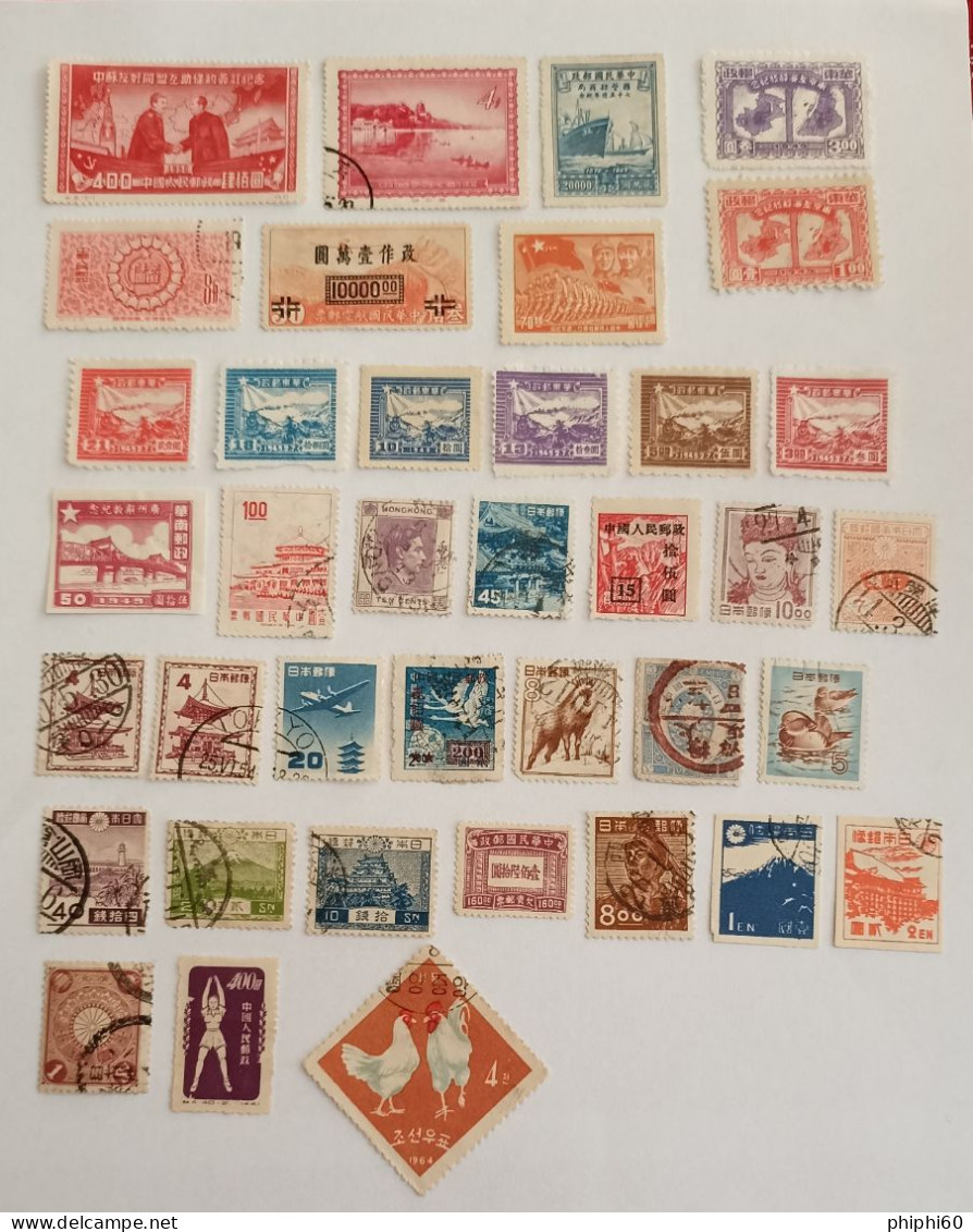 LOT DE 38 TIMBRES  "  CHINE  " - Other & Unclassified