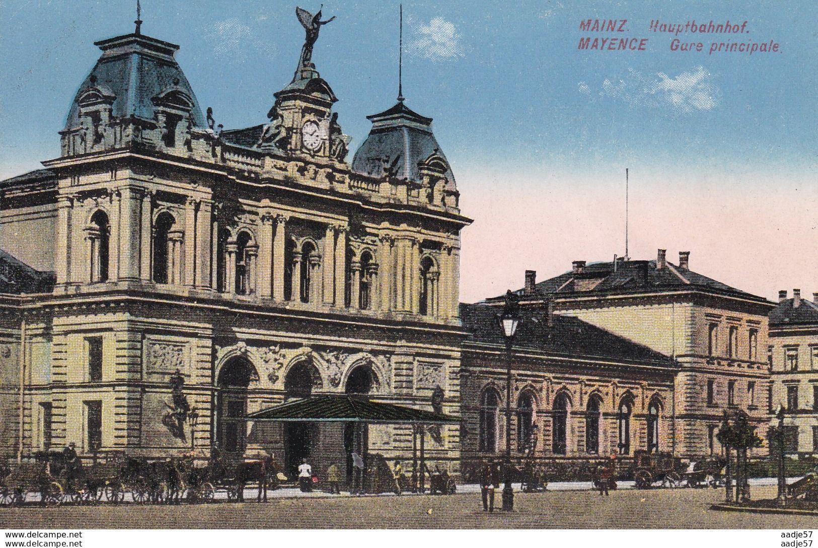 MAINZ Am Rhein - Hauptbahnhof 1923 - Stations - Zonder Treinen