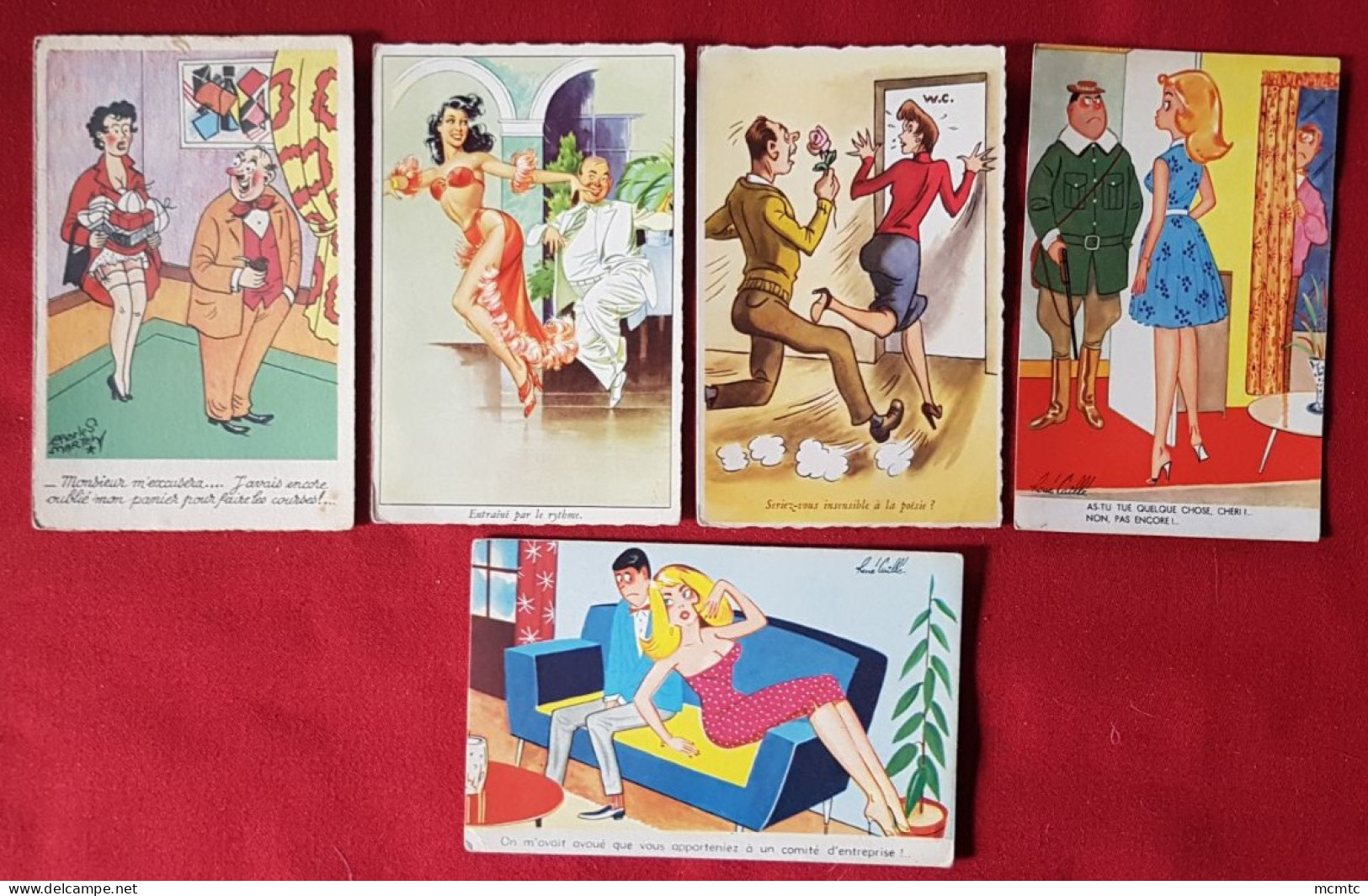 9 Cartes -  Fantaisies, Humour , Humoristique - Humour