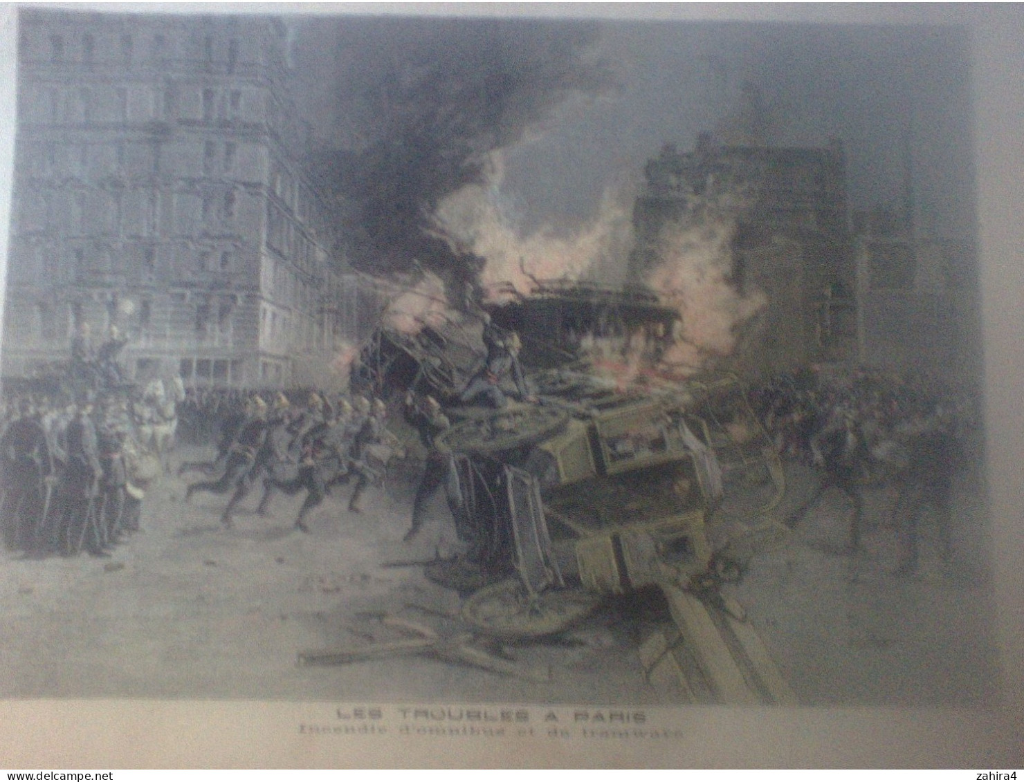 Petit Journal 139 Troubles à Paris Fermeture Bourse Du Travail Transport Incendie Omnibus Tramways Pompiers Partition - Magazines - Before 1900