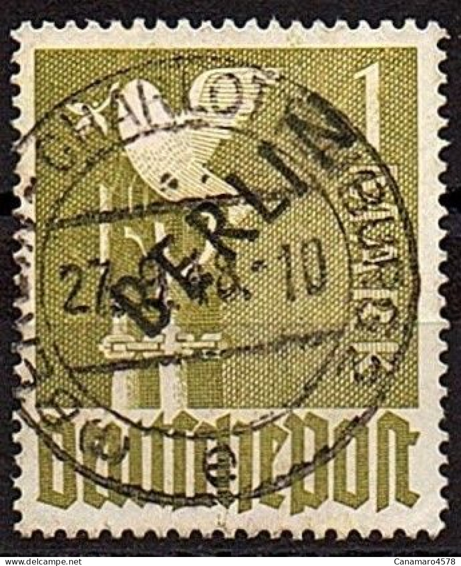 ALLEMAGNE - BERLIN West 1948 - Allierte Besetzung , N°17 0bl. Mit Schwarzem Aufdruck - Oblitérés