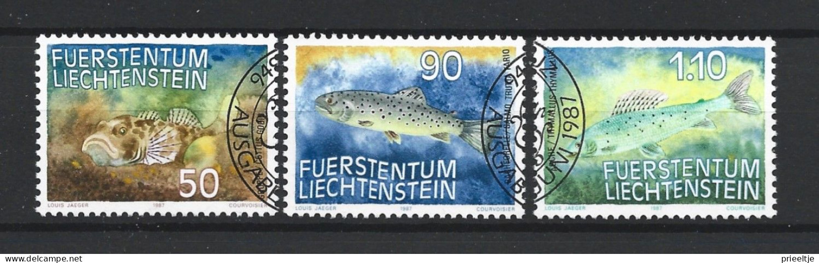 Liechtenstein 1987 Fish Y.T. 863/865 (0) - Used Stamps