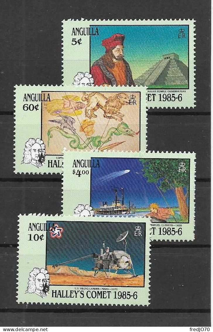 Anguilla Série Complète Halley Espace ** - Andere & Zonder Classificatie