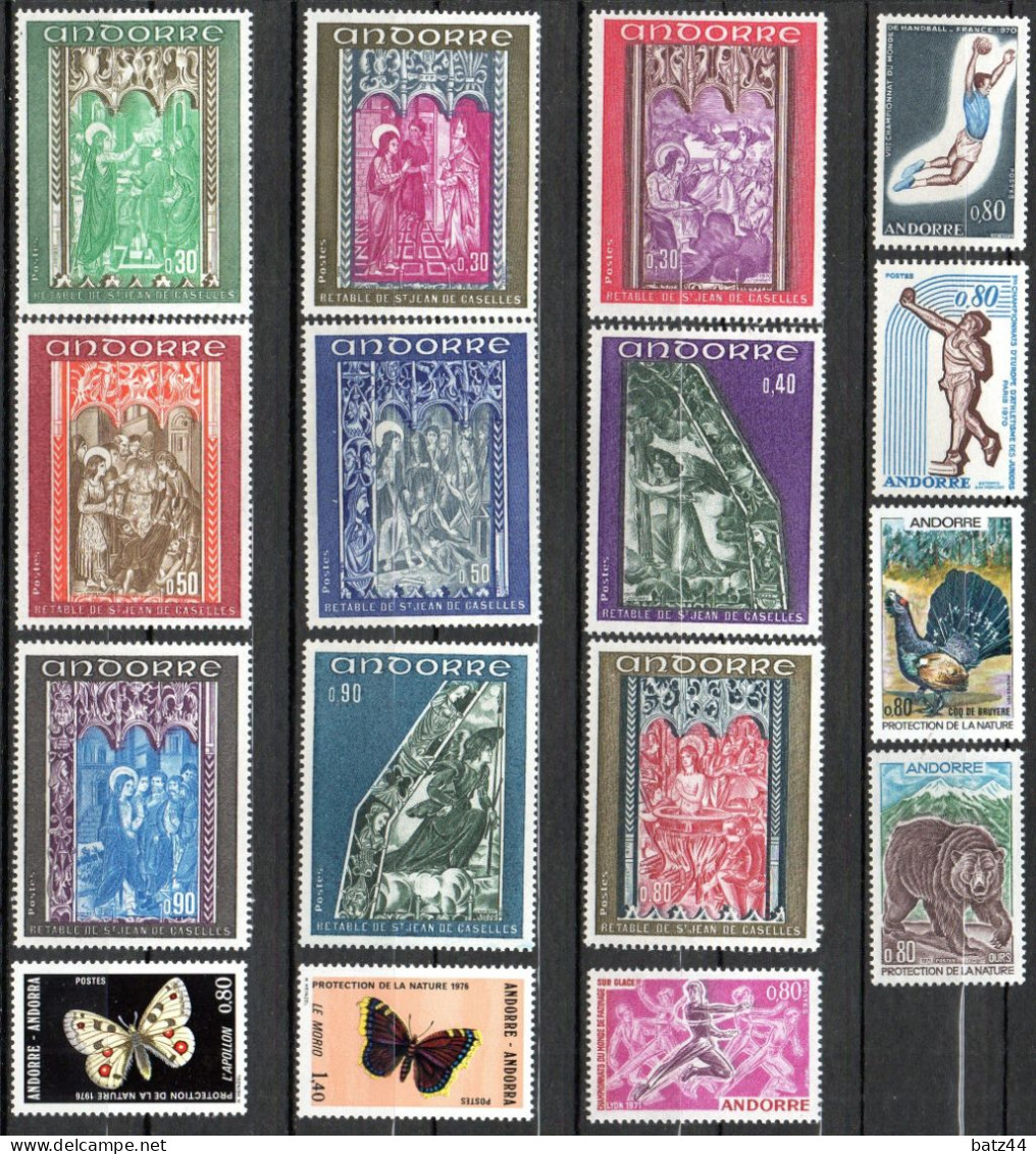 ANDORRE  Petit Lot Timbres Tous Neuf / Mint ** - Nuovi