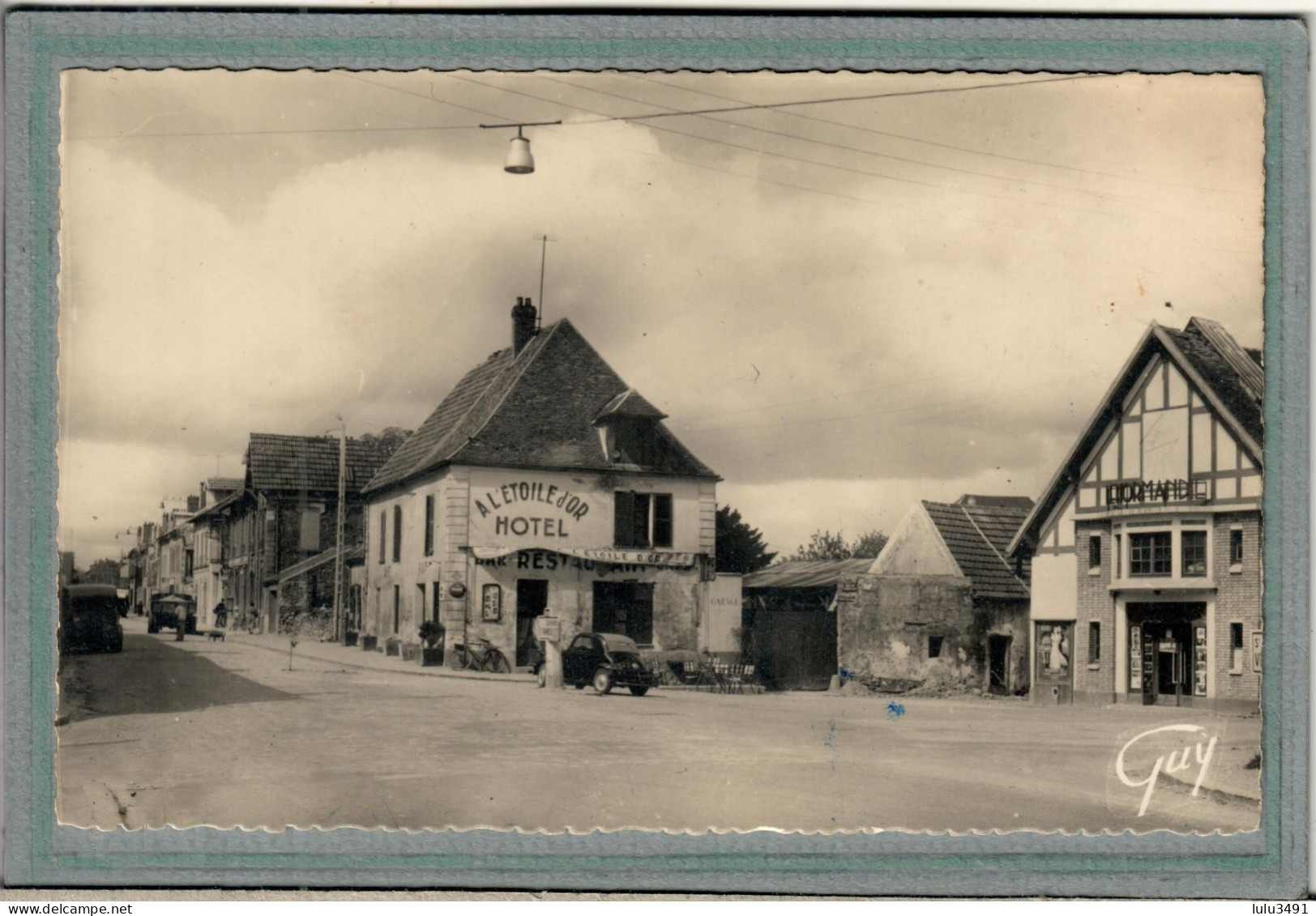 CPSM Dentellée (78) TRAPPES - Thème: CINEMA Lenormand, Rue Jean-Jaurès - 1950 - Trappes