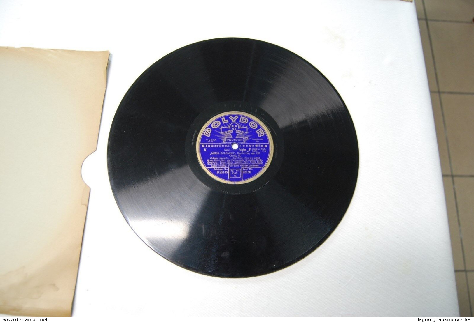 Di2 - Disque - Gramophone - Polydor - Solemnis - 78 T - Discos Para Fonógrafos