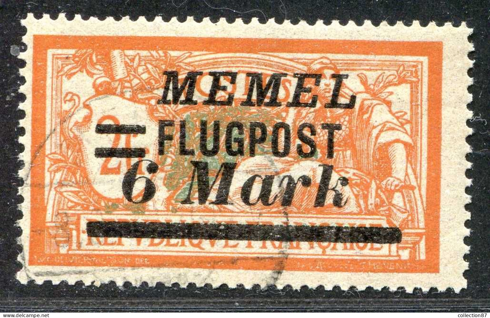 REF 090 > MEMEL < Yv PA N° 28 Ø < Oblitéré Dos Visible - Used Ø Air Mail - Usati