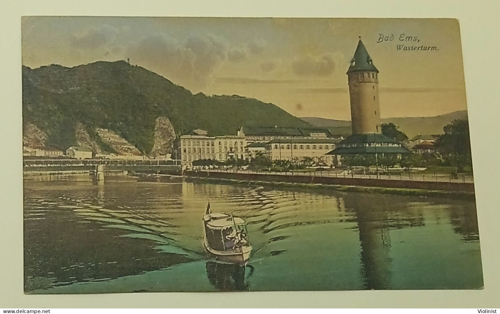 Germany-Bad Ems,Wasserturm-postcard Sent In 1913. - Bad Ems