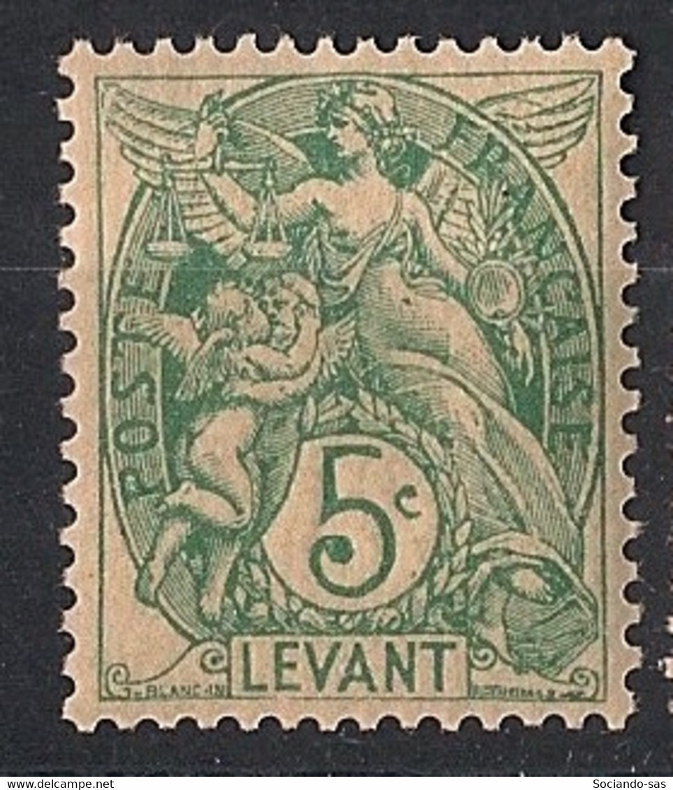 LEVANT - 1902-20 - N°YT. 13 - Type Blanc 5c Vert - Neuf Luxe ** / MNH / Postfrisch - Ungebraucht