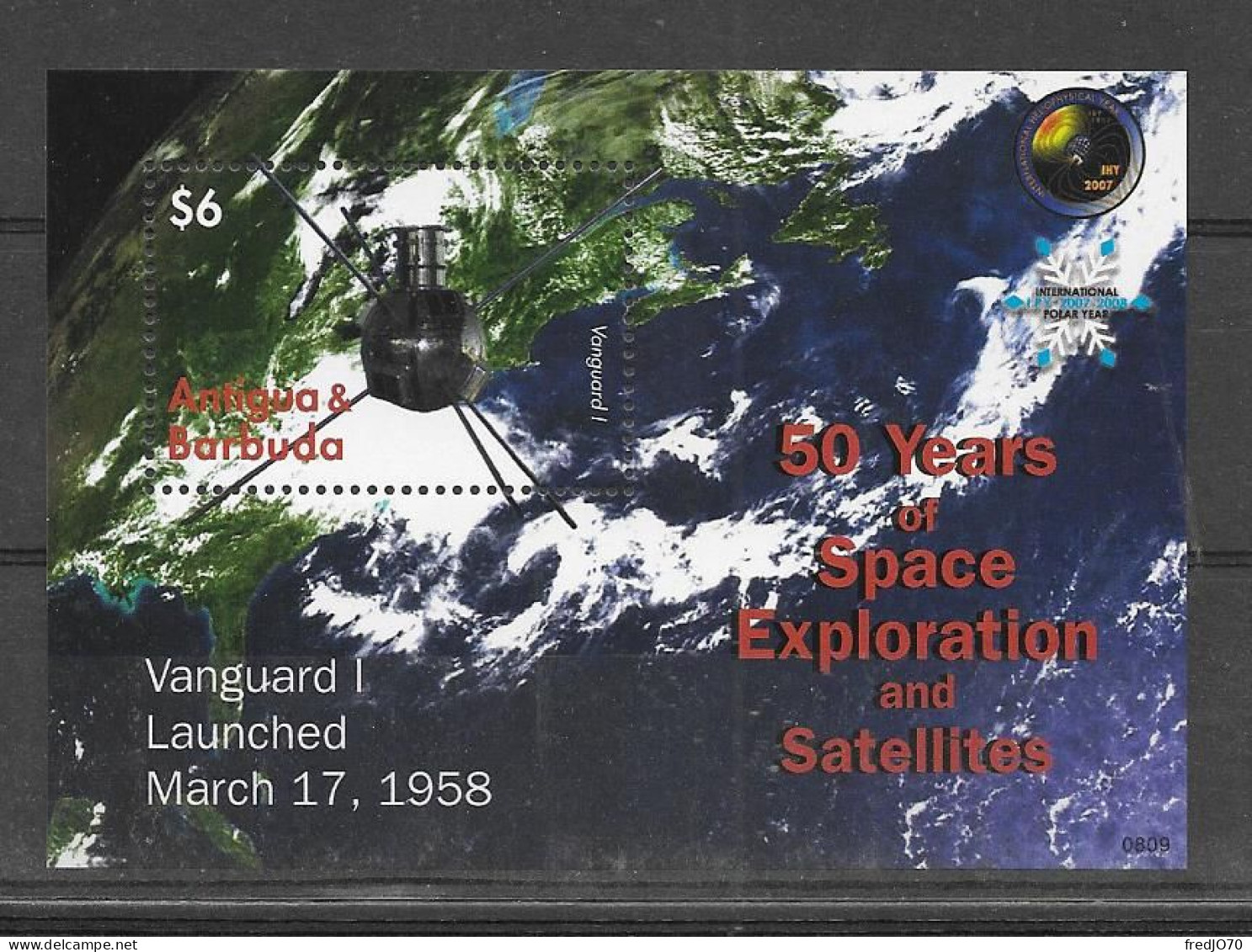 Antigua Barbuda Bloc Espace ** - Otros & Sin Clasificación