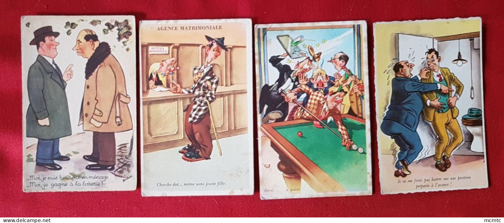 10 Cartes - Fantaisies, Humour , Humoristique - Humour