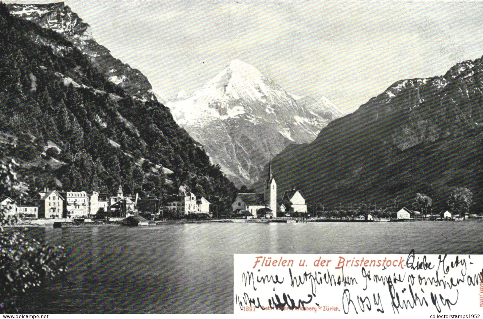 BRISTENSTOCK, SILENEN, URI, ARCHITECTURE, CHURCH, MOUNTAIN, SWITZERLAND, POSTCARD - Silenen