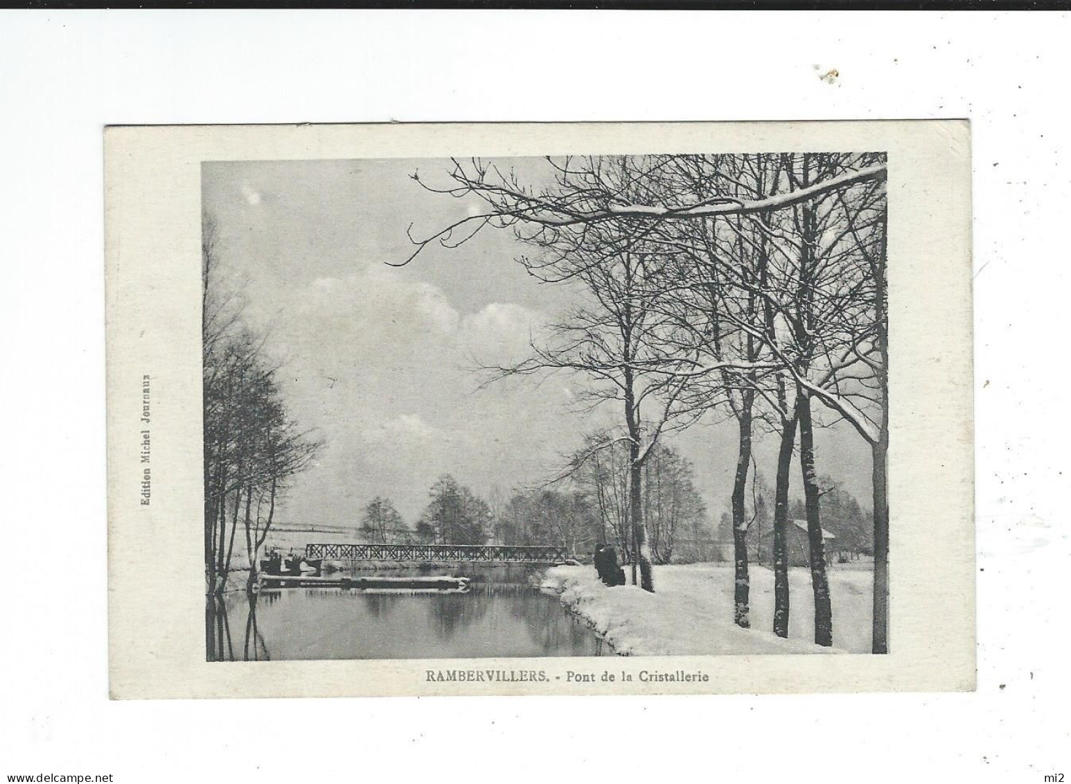 88 Rambervillers   Pont De La Cristallerie Ed Journaux CPA Neuve TBE - Rambervillers