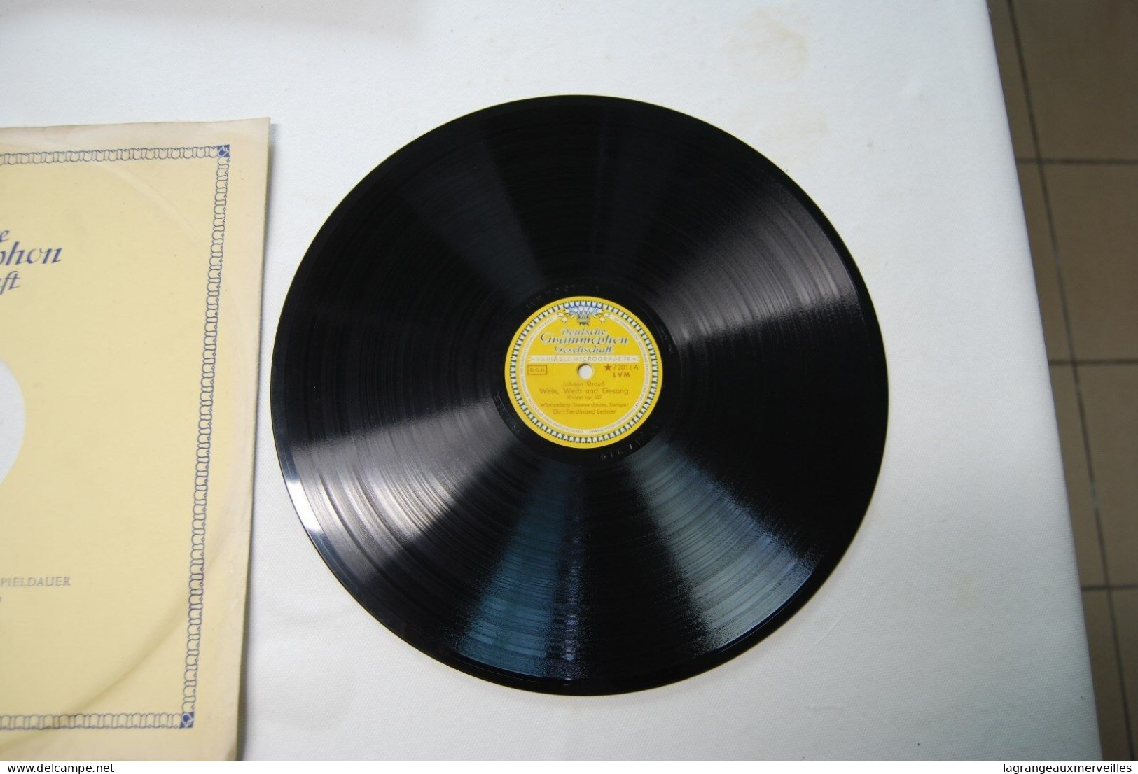 Di2 - Disque - Deutsche Grammophon - Polka Française - 78 T - Grammofoonplaten