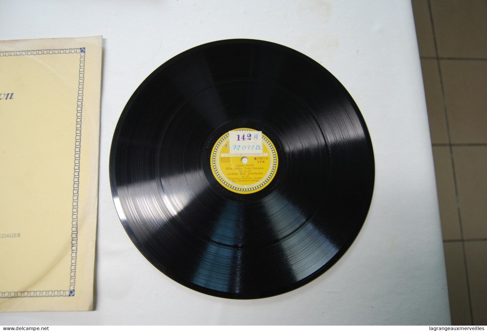 Di2 - Disque - Deutsche Grammophon - Polka Française - 78 T - Discos Para Fonógrafos