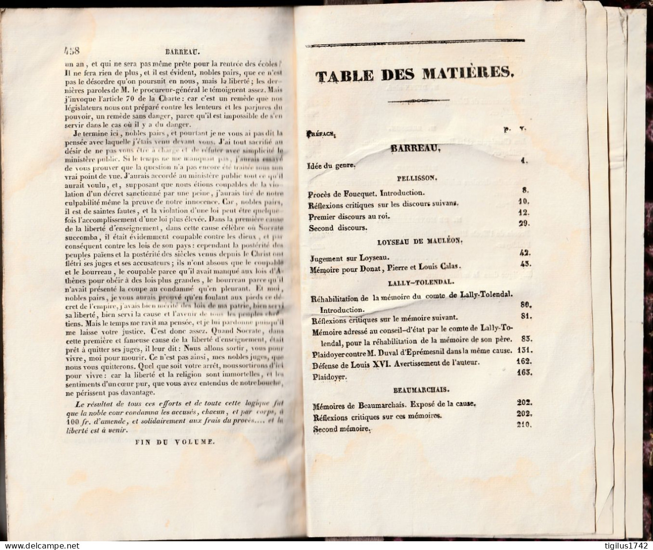 Abbé Marcel. Chefs D’œuvres De L’éloquence Française Et De La Tribune Anglaise, 1834 - 1801-1900
