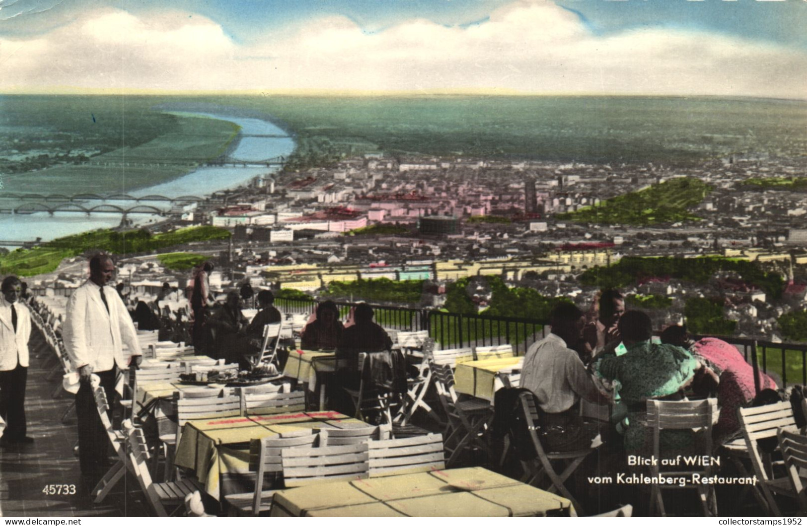 VIENNA, ARCHITECTURE, RESTAURANT, TERRACE, BRIDGE, AUSTRIA, POSTCARD - Vienna Center